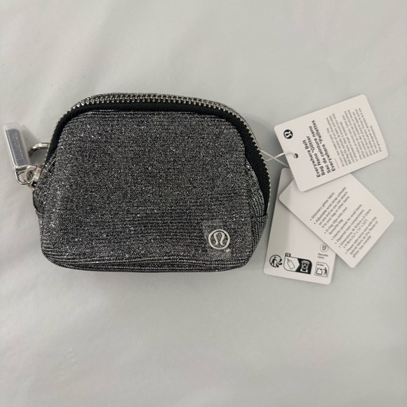 lululemon athletica Handbags - Lululemon Everywhere Belt Bag Nano Glitter Dark Silver NWT